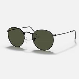 Ray-ban round metal legend gold